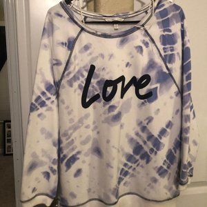 slouchy VS sweatshirt